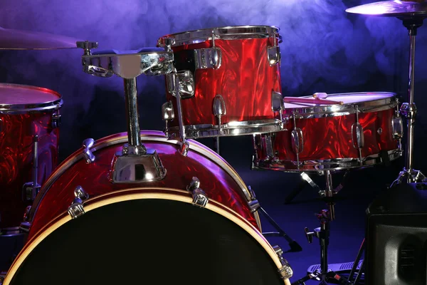 Drum set on a stage — Stock Photo, Image
