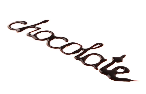 서 면된 단어 "초콜릿" — 스톡 사진