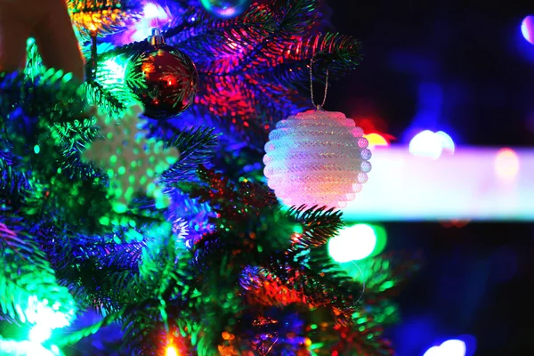 Pomul de Crăciun decorat — Fotografie, imagine de stoc