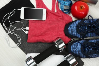 Açık renkli spor için ayarla 