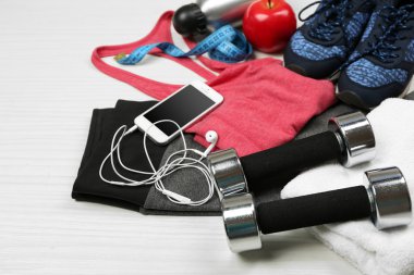 Açık renkli spor için ayarla 