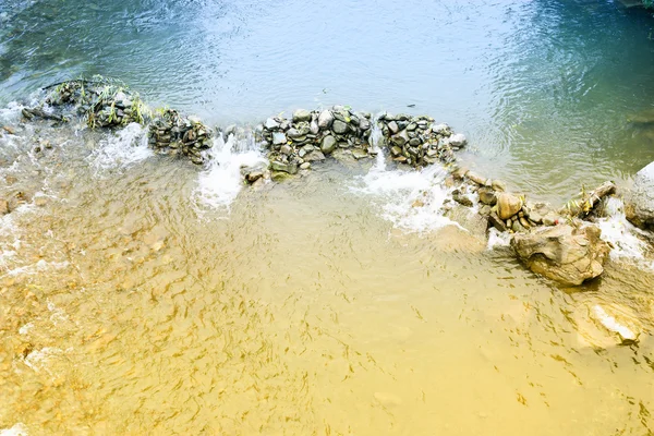 Stones in the mountain river — Stock Photo, Image