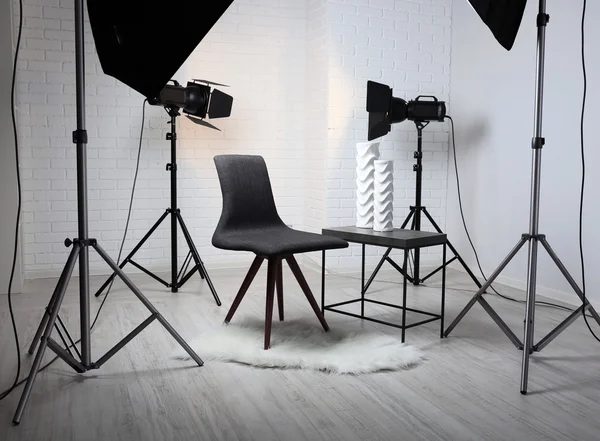 Estudio fotográfico con interior moderno — Foto de Stock