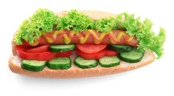 Hot dog fresco — Foto Stock