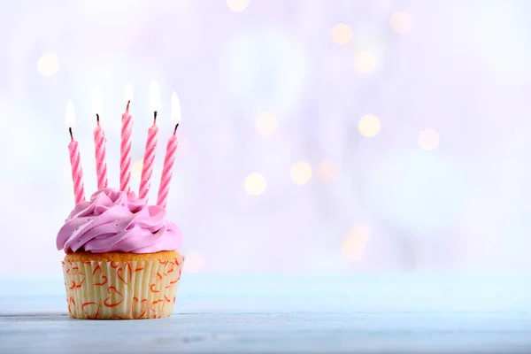 Decorated tasty cupcake — Stock Photo, Image