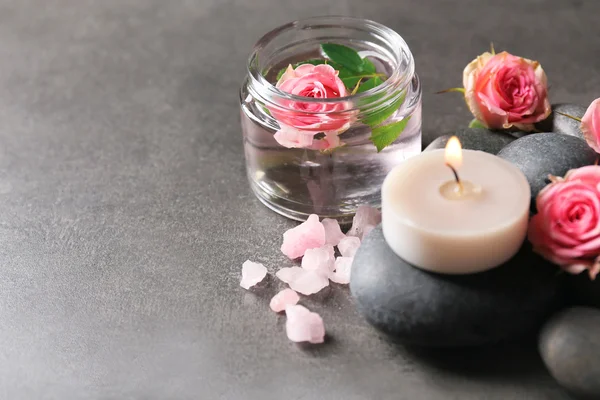 Spa composition of candles — Stock Photo, Image