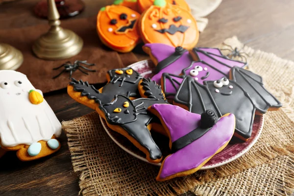 Biscotti creativi di Halloween — Foto Stock