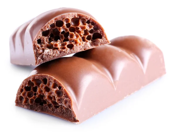 Złamany kij czekolada — Zdjęcie stockowe