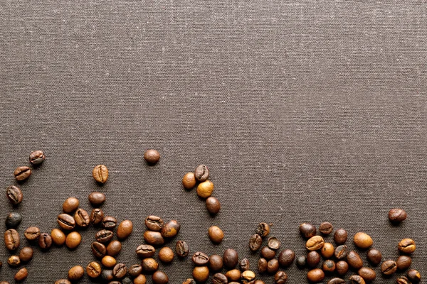 Roasted coffee grains — Stock Photo, Image