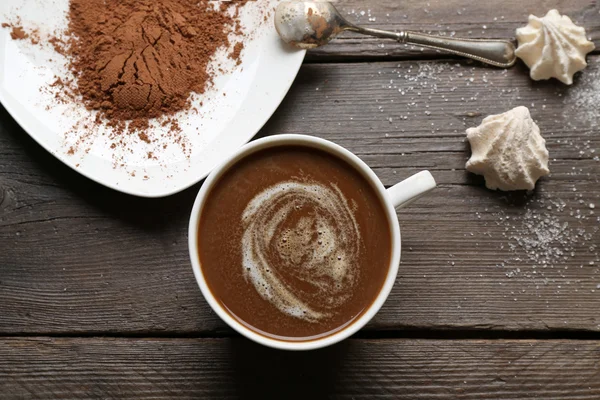 Tazza di caffè con baci — Foto Stock