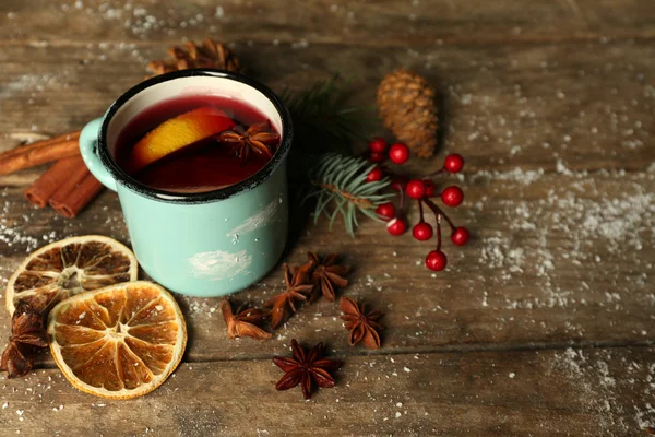 Kupa mulled şarap — Stok fotoğraf