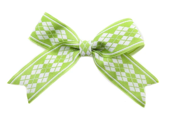 Zöld dísz bow — Stock Fotó
