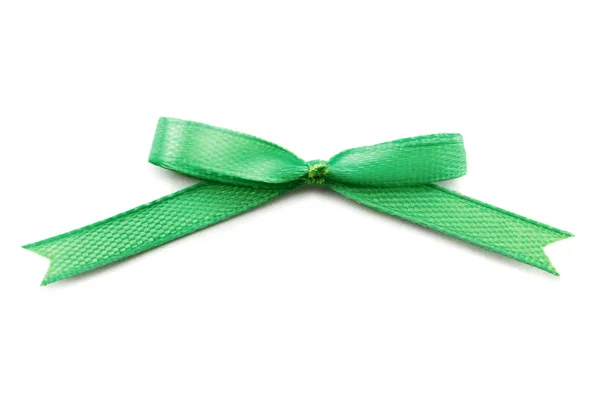 Beautiful green  bow — Stock Photo, Image