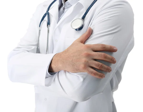 Doctor with crossed hands — Stock Photo, Image