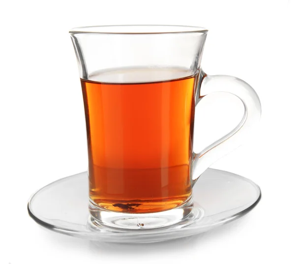 Taza de té de vidrio —  Fotos de Stock