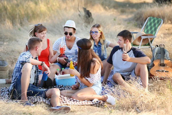 Amigos felices diviértanse — Foto de Stock