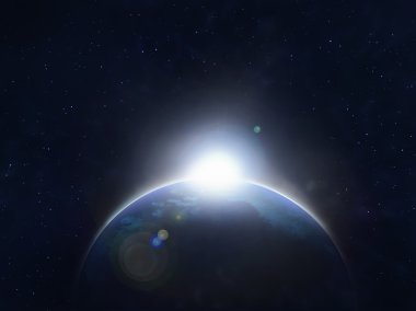 Güneş ile Dünya gezegeni 