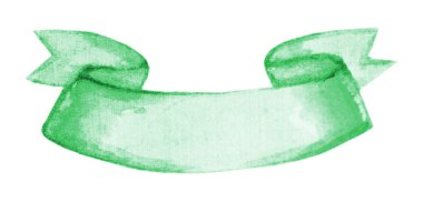 El boyalı şerit renkli izole