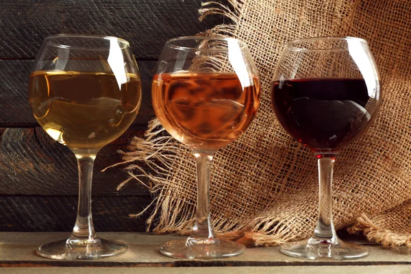 Složení sklenice na víno — Stock fotografie