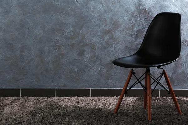 Chaise moderne noire — Photo