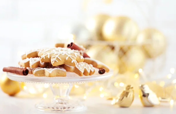 Beautiful cookies with Christmas decor — Stock Photo, Image