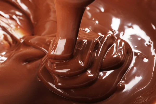 Melted delicious chocolate — Stock Photo, Image