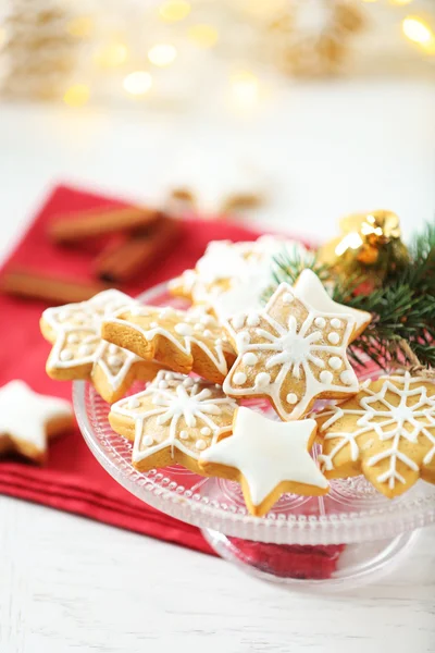 Mooie cookies met kerst decor — Stockfoto