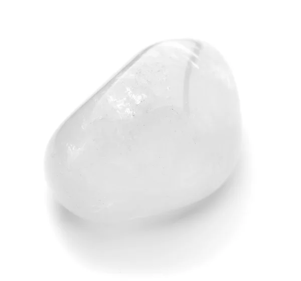 Κρύσταλλο βράχου που απομονώνονται σε λευκό φόντο — Φωτογραφία Αρχείου