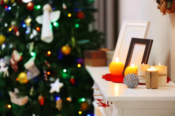 Árbol de Navidad decorado — Foto de Stock