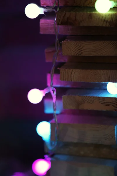 Weihnachtszimmer dekoriert, Nahaufnahme — Stockfoto