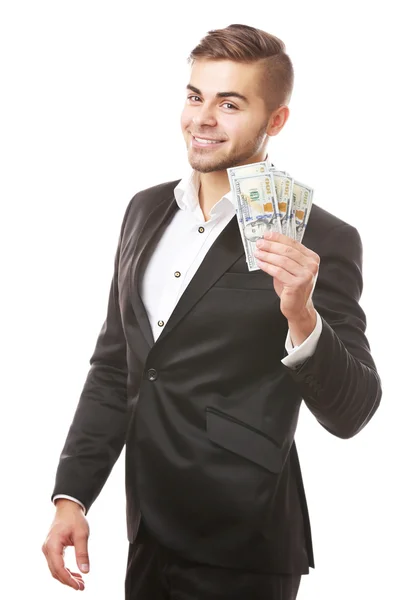 Man holding money — Stock Photo, Image