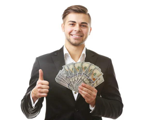 Man holding money — Stock Photo, Image