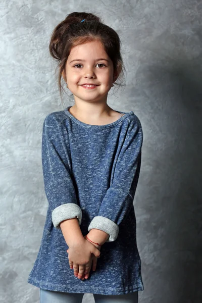 Potret gadis fashion kecil — Stok Foto