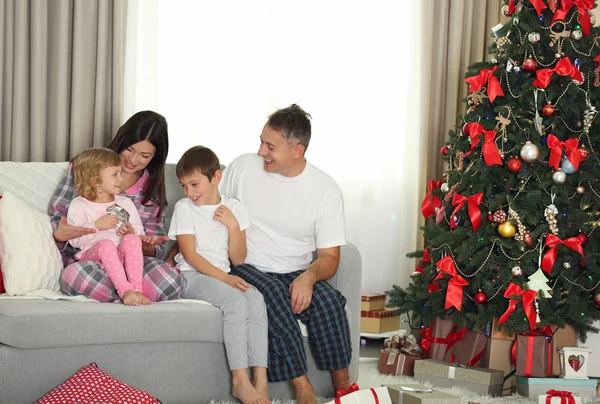 Christmas family portrait — Stock Photo, Image