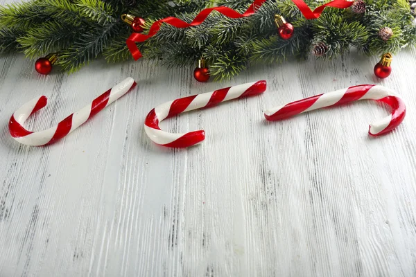 圣诞糖果手杖 — 图库照片