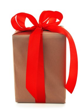 beyaz izole fiyonklu güzel hediye