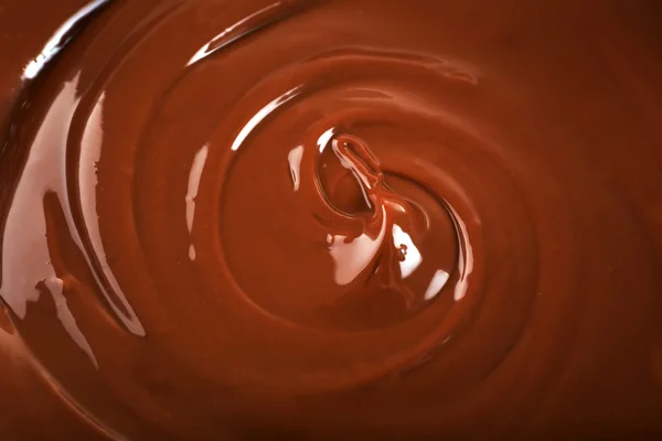 Geschmolzene köstliche Schokolade — Stockfoto