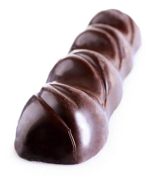 Palito de chocolate, isolado sobre branco — Fotografia de Stock