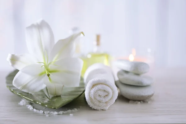 Beautiful composition of spa treatment Stock Photo