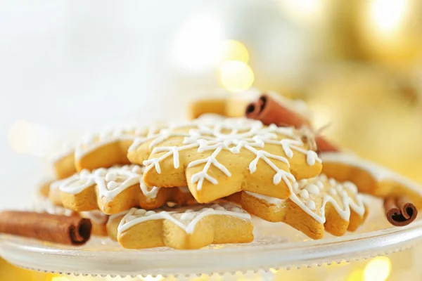 Piękny ciasteczka z Boże Narodzenie wystrój — Zdjęcie stockowe