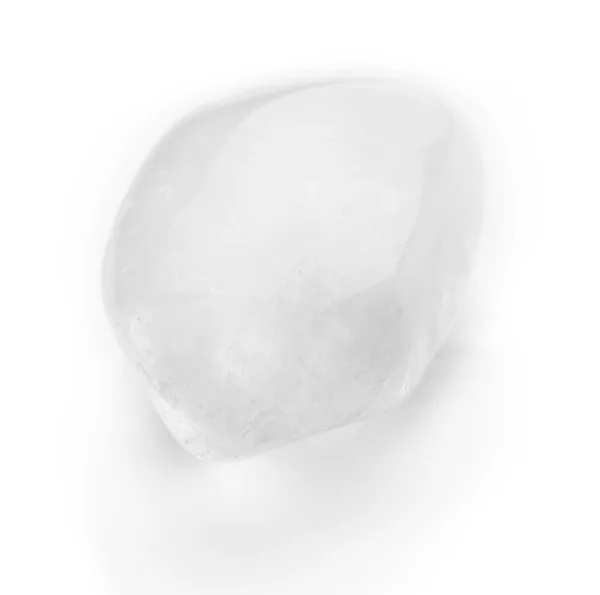 Cristal de roca aislado sobre fondo blanco — Foto de Stock