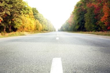 boş eğri yol