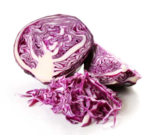 Rotkohl geschnitten — Stockfoto