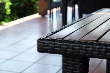 Yemek salonunda köşesinde