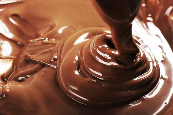 melted delicious chocolate