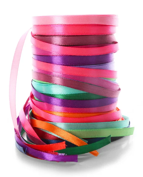 Stack of color ribbons — Stock Photo, Image