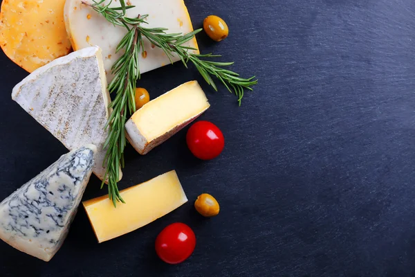 Composição de queijo fresco — Fotografia de Stock
