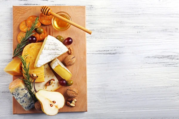 Composición del queso fresco — Foto de Stock