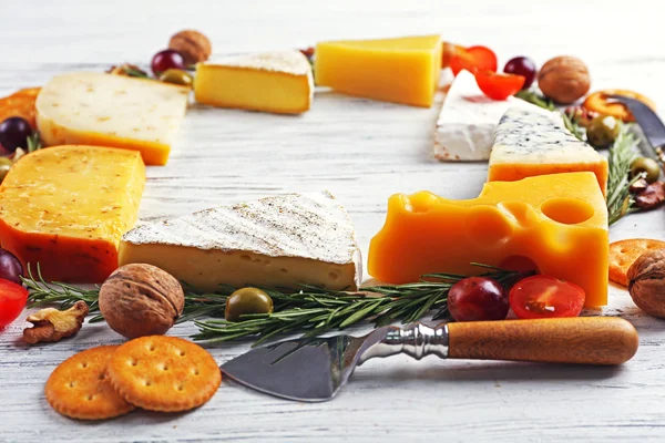 Zusammensetzung von Frischkäse — Stockfoto