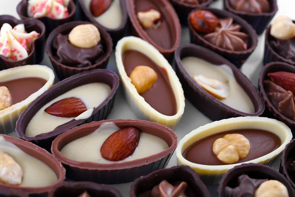 Dulces de chocolate sabrosos —  Fotos de Stock